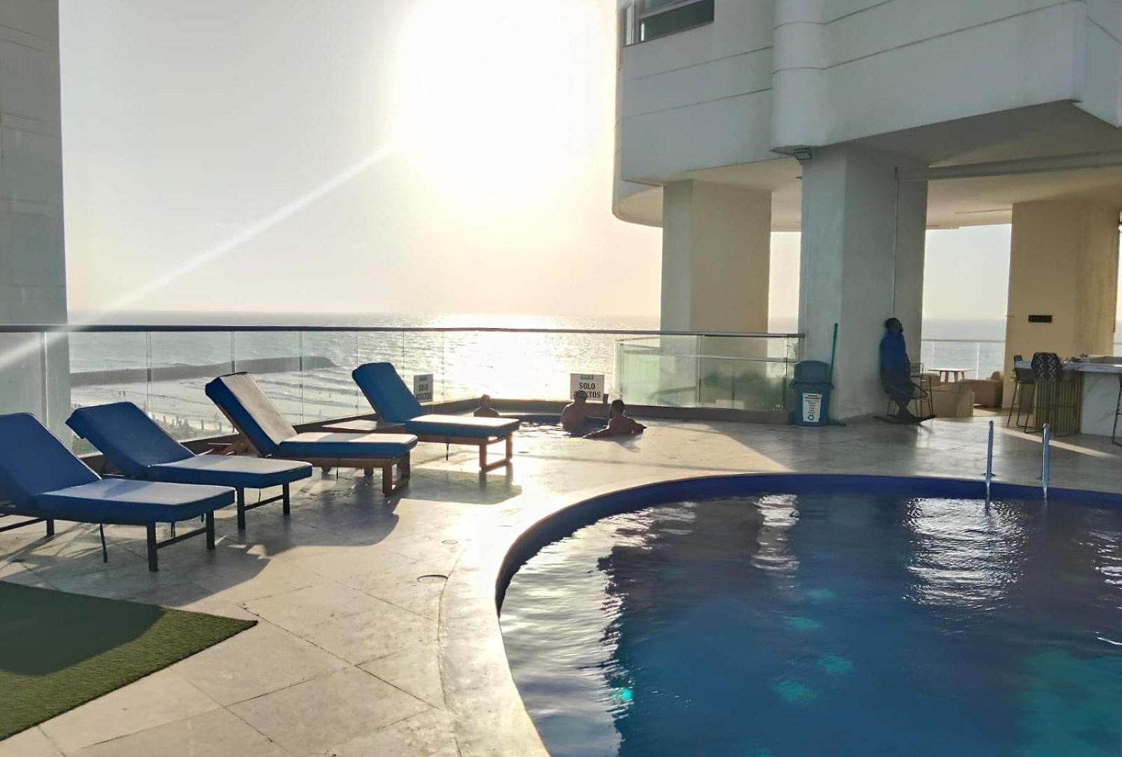 Apartamento Departamento De Lujo Con Vista Al Mar En Bocagrande Cartagena