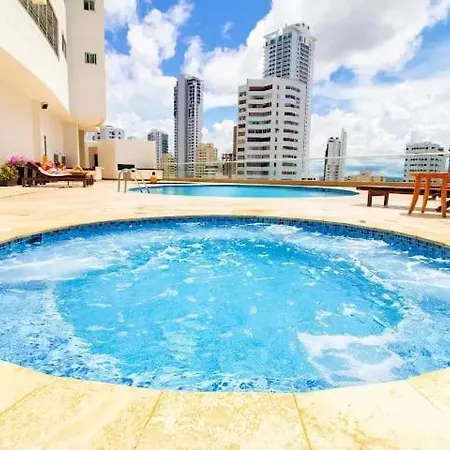 Departamento De Lujo Con Vista Al Mar En Bocagrande Cartagena