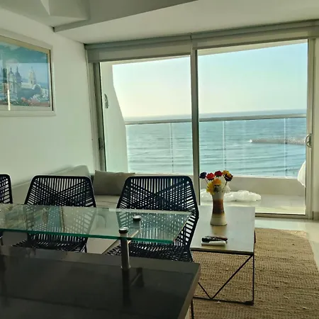 Departamento De Lujo Con Vista Al Mar En Bocagrande * Cartagena